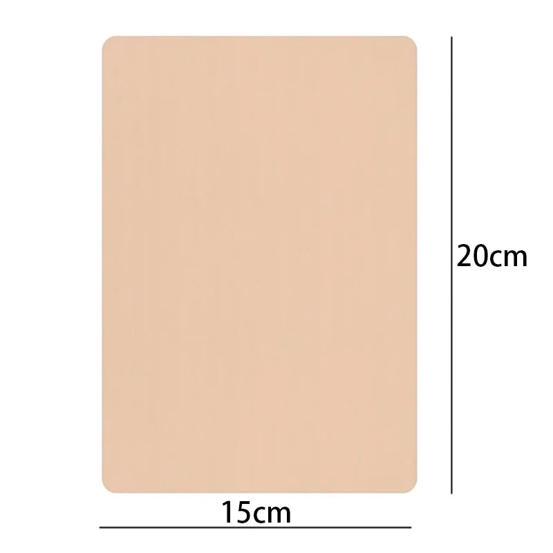 1/3/5/8/10/15pcs Tattoo Practice Skin 3MM Silicone Fake Skin Double-Sided for Permanent Makeup Training Supply Tattoo Accessory