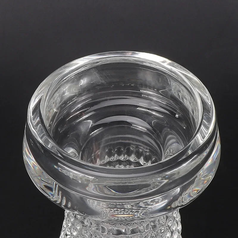 Glass Shisha Hookah Bowl with Net Nargile Sheesha Narguile Chicha Cachimbas Hookah Flavor Bowl Hookah Shisha Flavor Holder Bowl