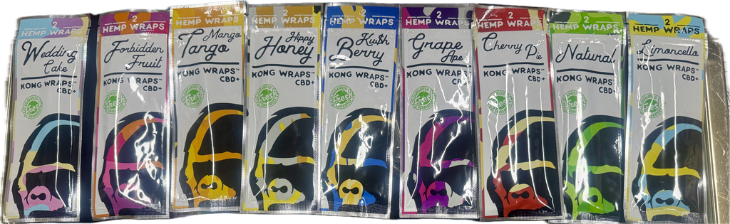 Kong Hemp Wraps CBD+ | 9-Pack Variety Sampler