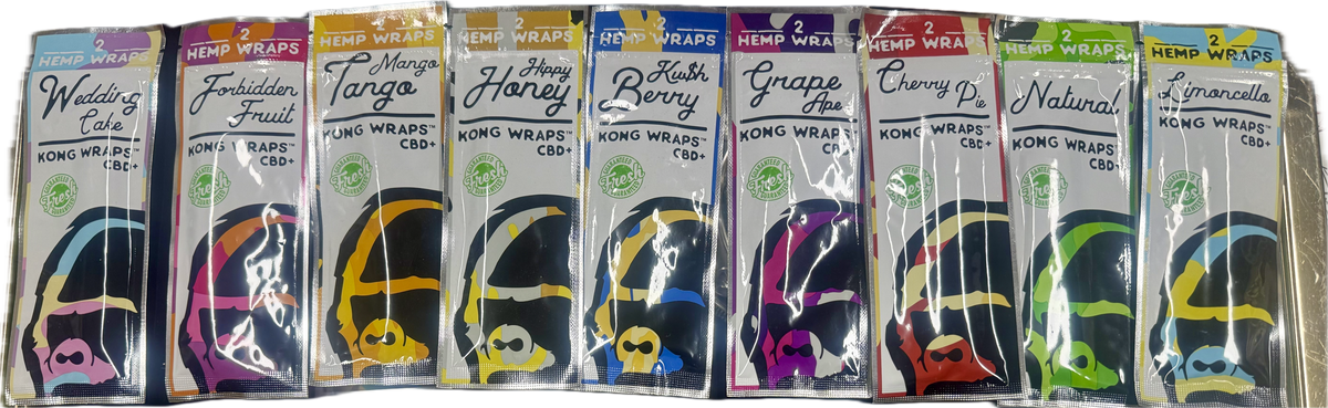 Kong Hemp Wraps CBD+ | 9-Pack Variety Sampler