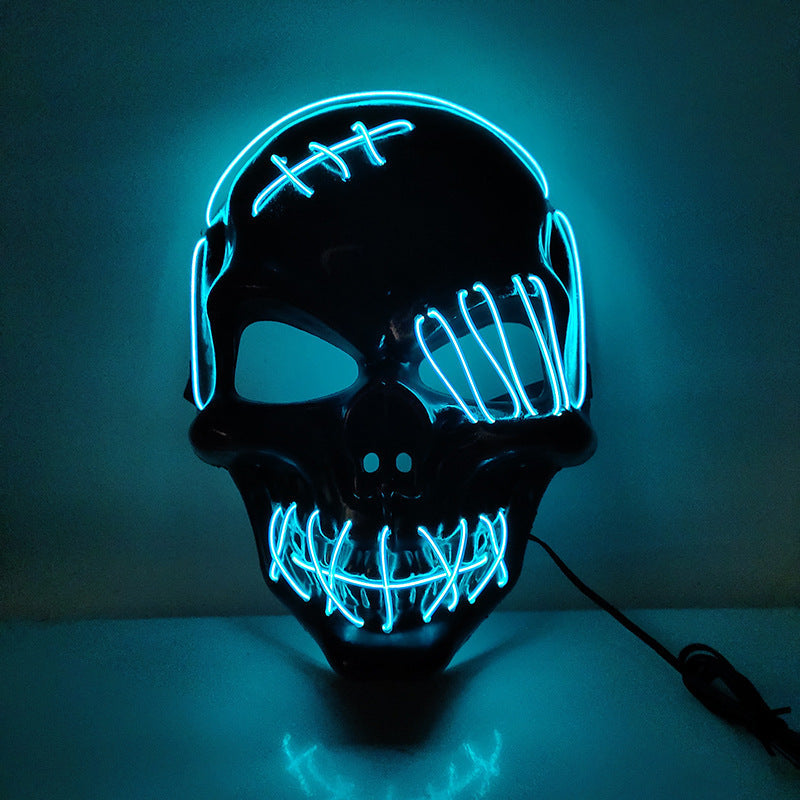 LED One-Eyed Pirate Halloween Mask