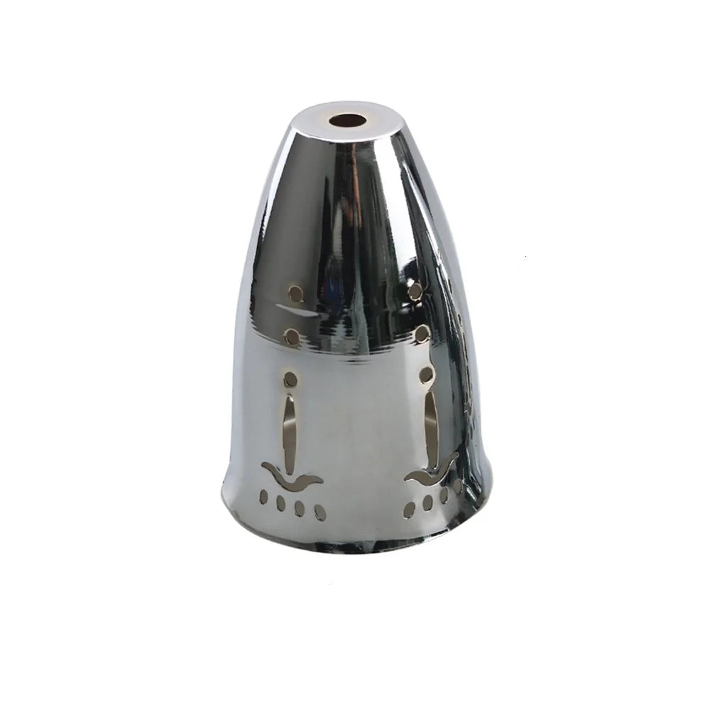 1PC Silver Metal Hookah Wind Cover For Shisha Hookahs Sheesha Chicha Narguile Accessories Gadget On The Top Vattenpipa
