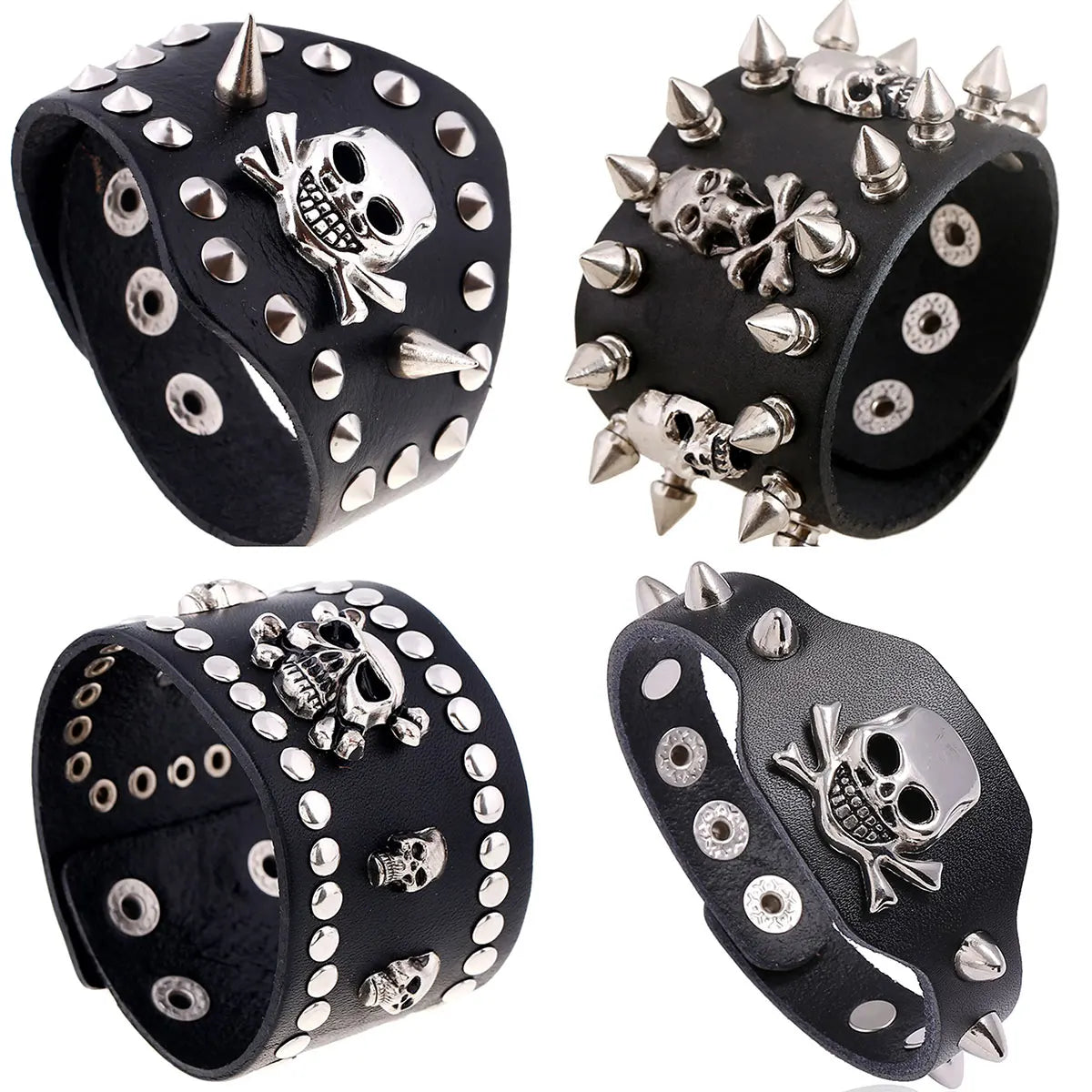 Leather Studded Bracelet