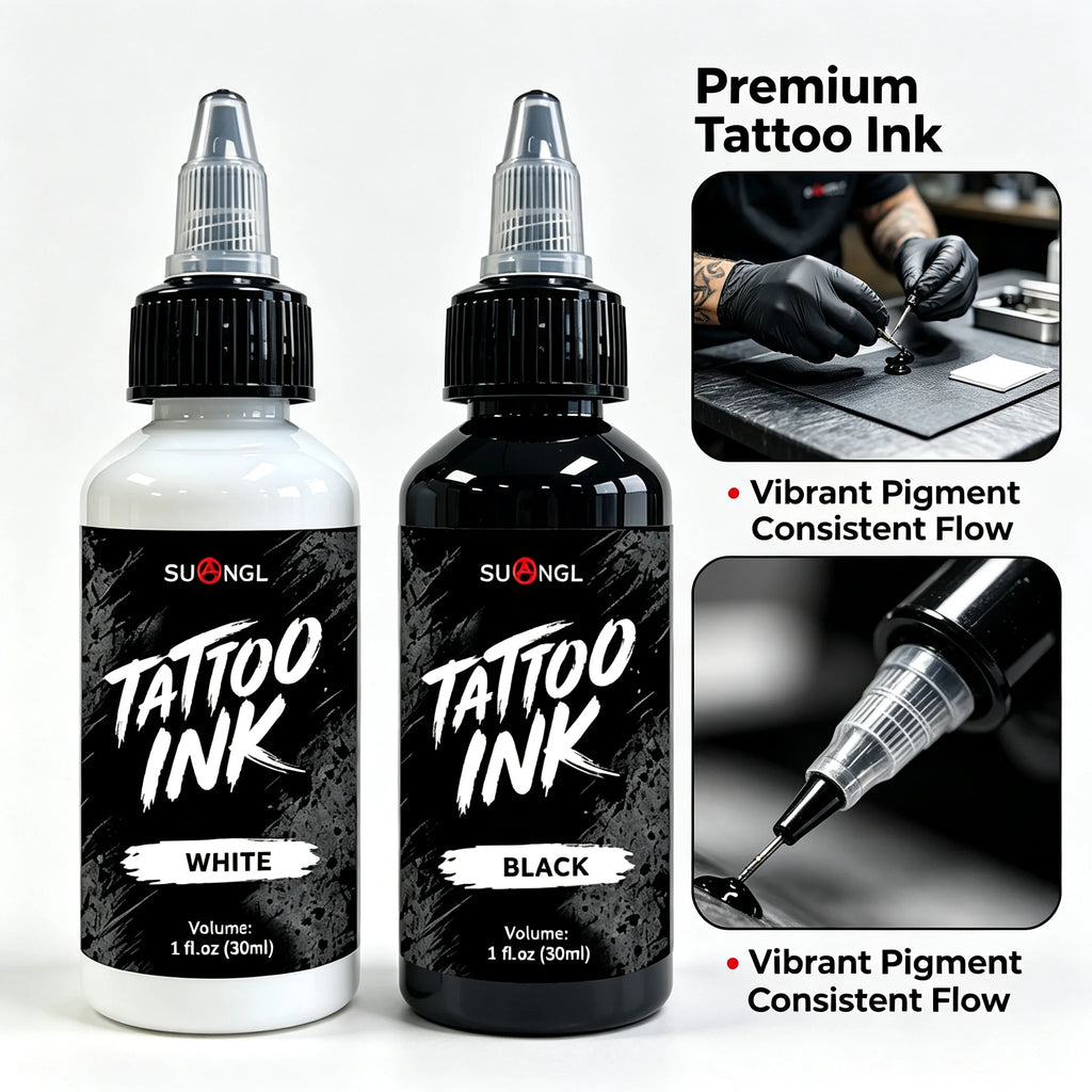 SUANGL 60ml White Tattoo Ink