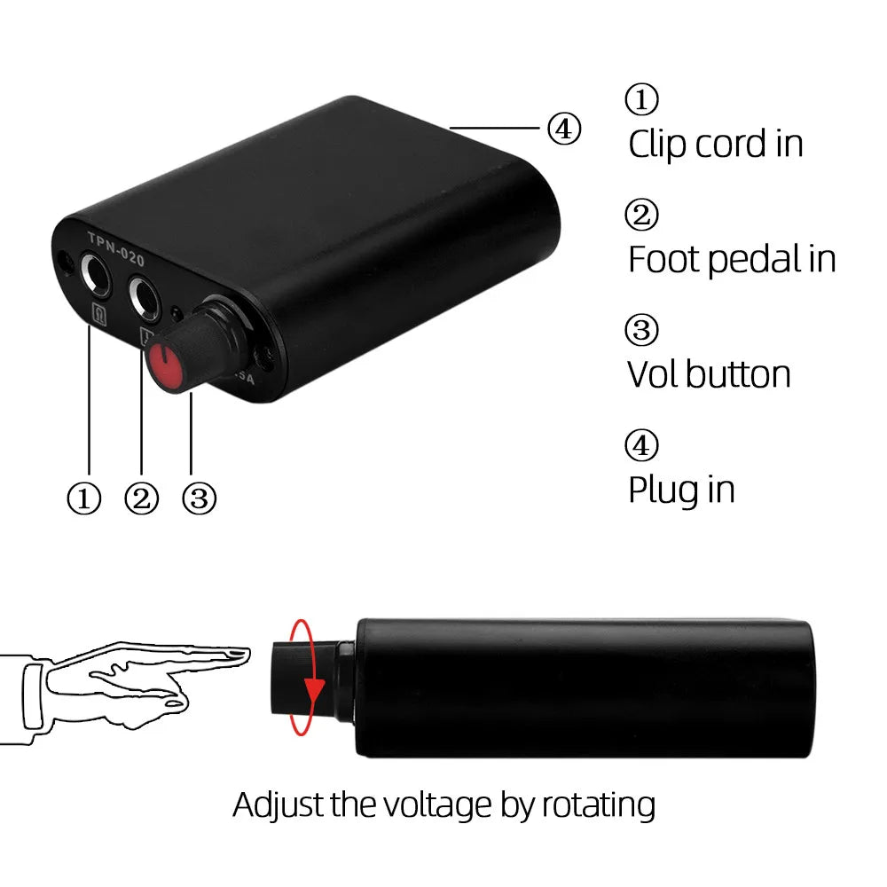 Complete Rotary Tattoo Machine Pen Kit Professional Permanent Makeup 3RL 5RL M1 Cartridge Needle Tattoo Power Supply Body Art