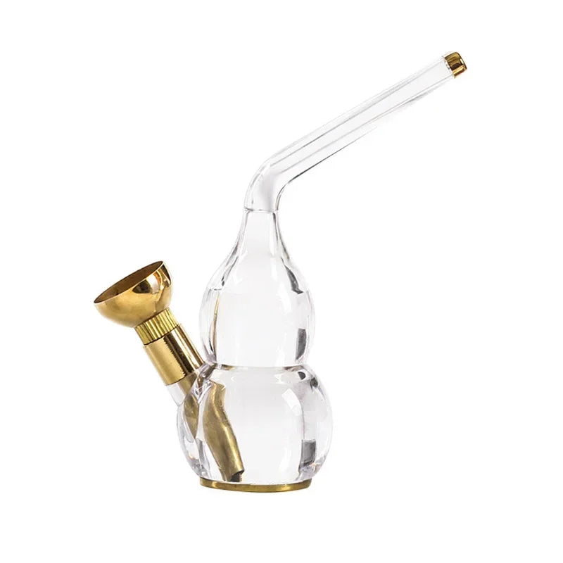 Metal Acrylic water Tabacco pipe Cleanable For 8mm 6mm Cigarette Holder Tar Filtration Microfilter Smoke Pipe Hookah mouthpieces