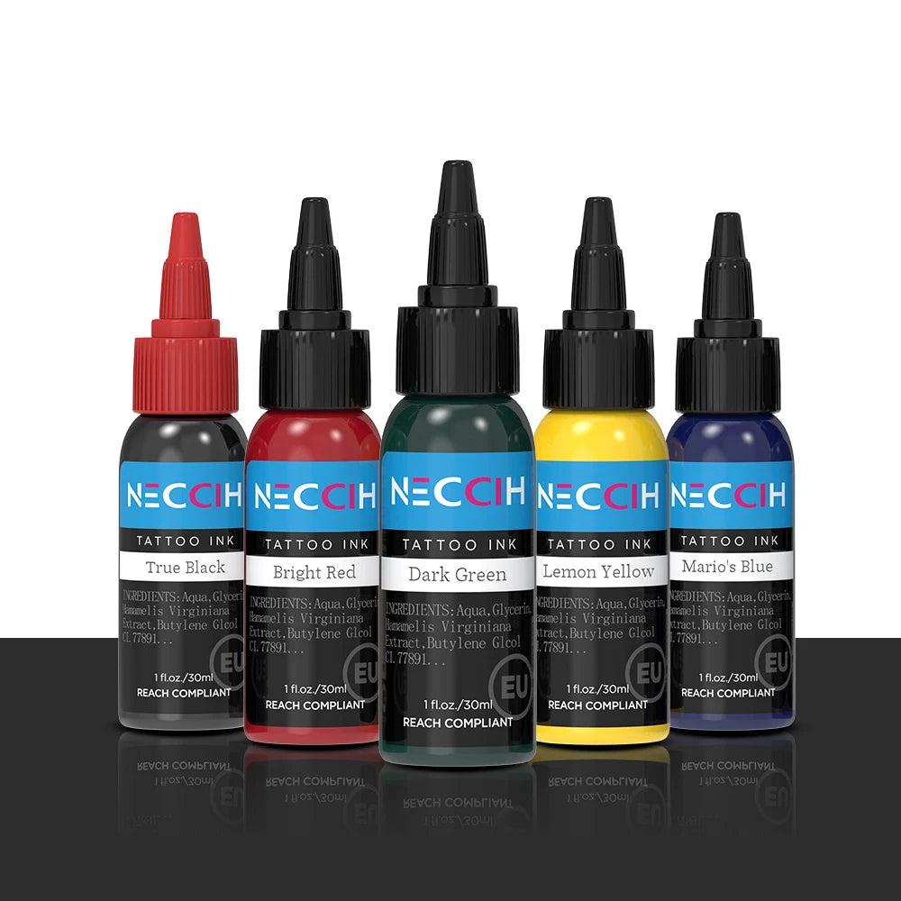 5-Color 30ml Professional Tattoo Ink Set