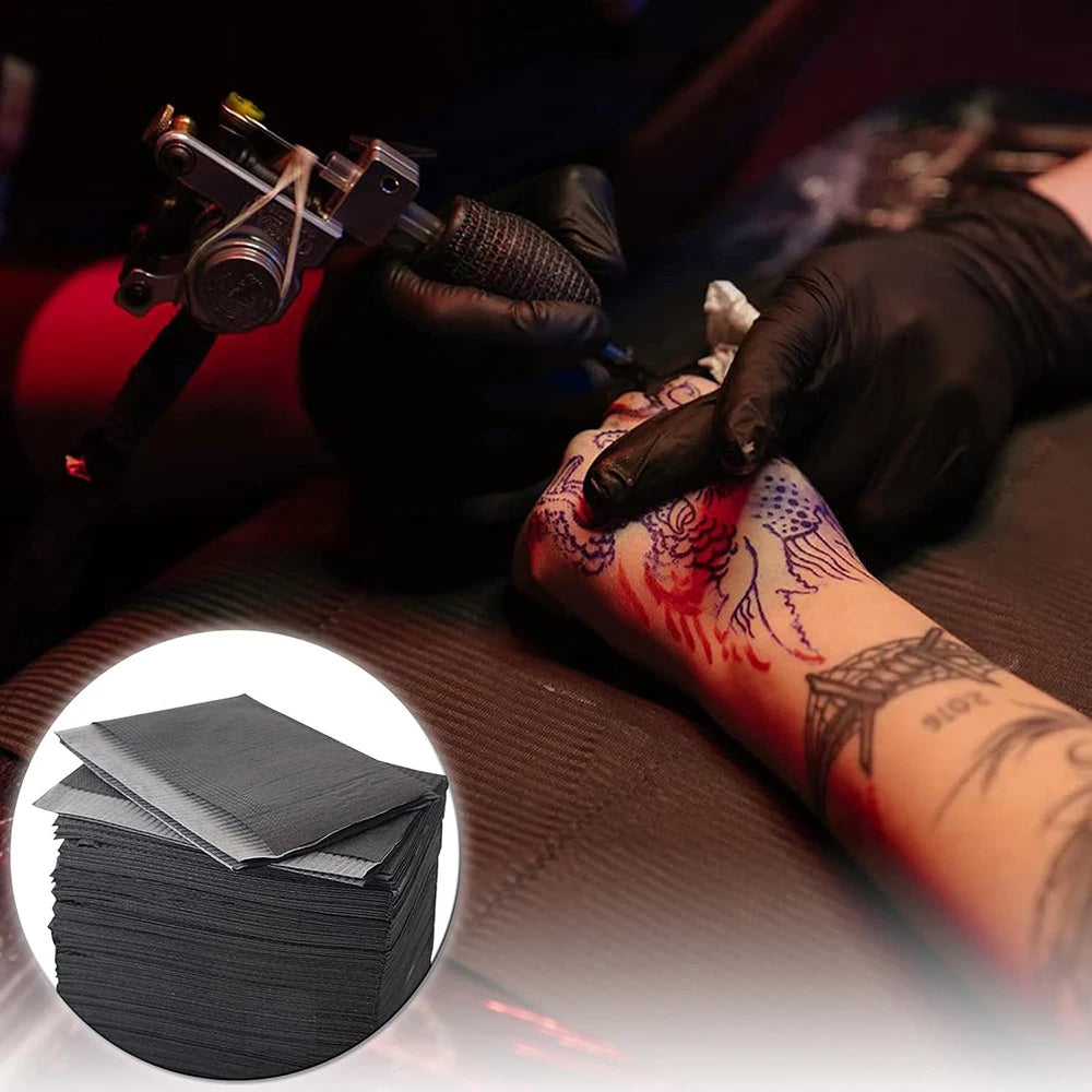 100/50/5pcs Disposable Waterproof Tattoo Clean Pad Wipes Dental