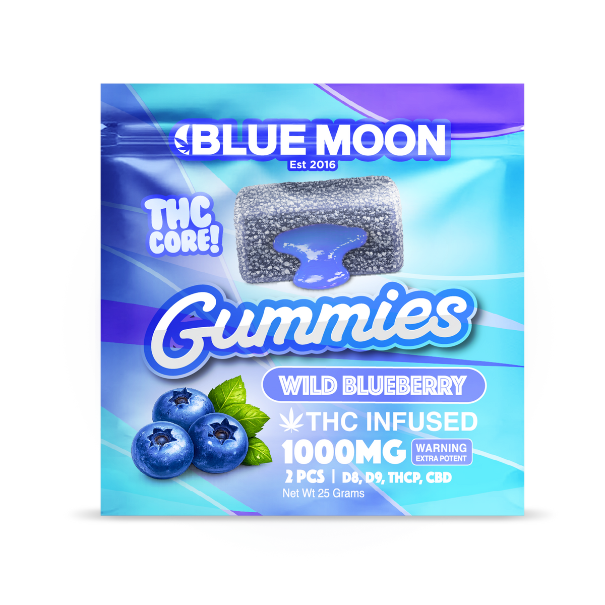 THC Infused Wild Blueberry 1000mg