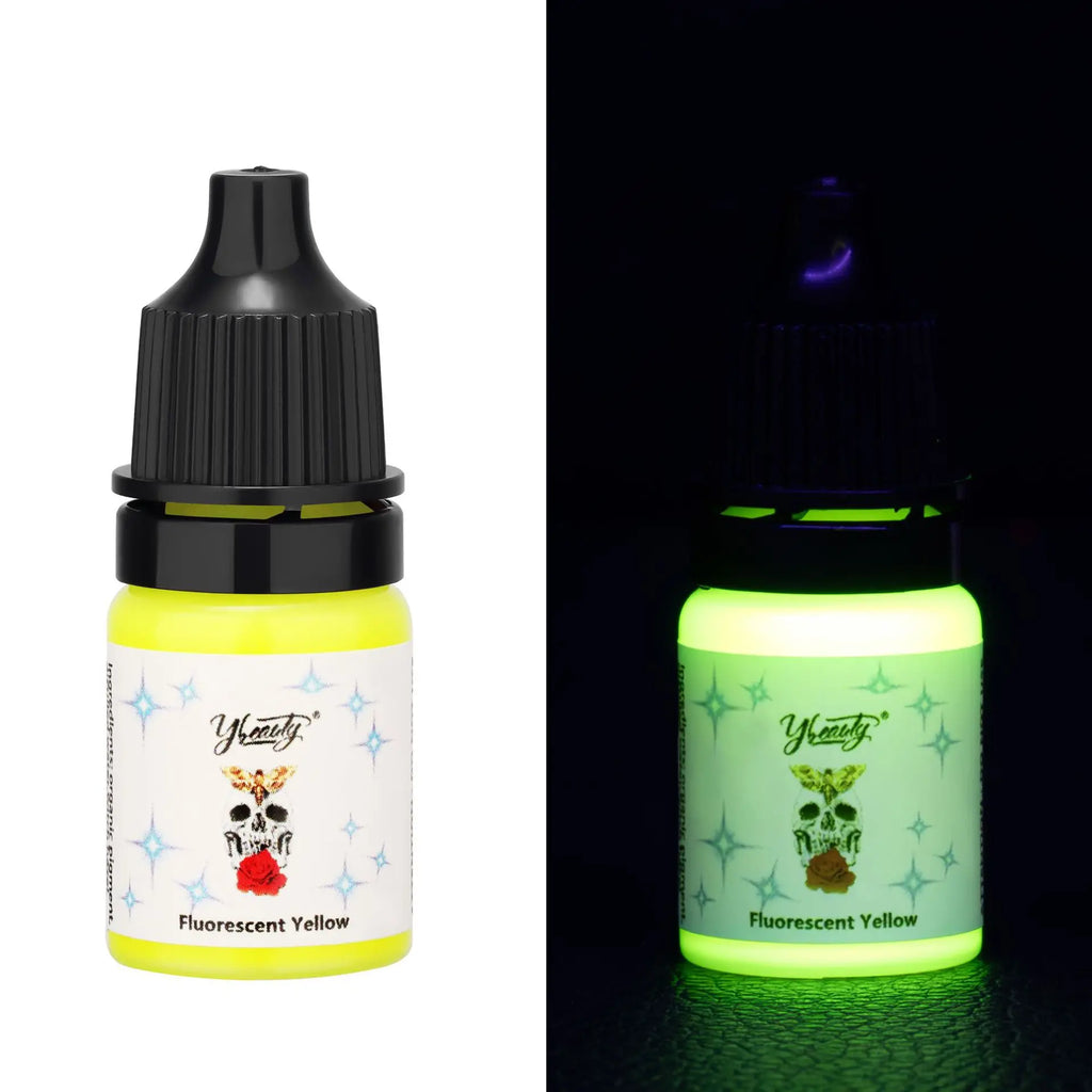 8-Color 5ml Fluorescent UV Tattoo Ink Kit