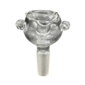 10mm Male Dual-Handle Glass Bowl – Clear