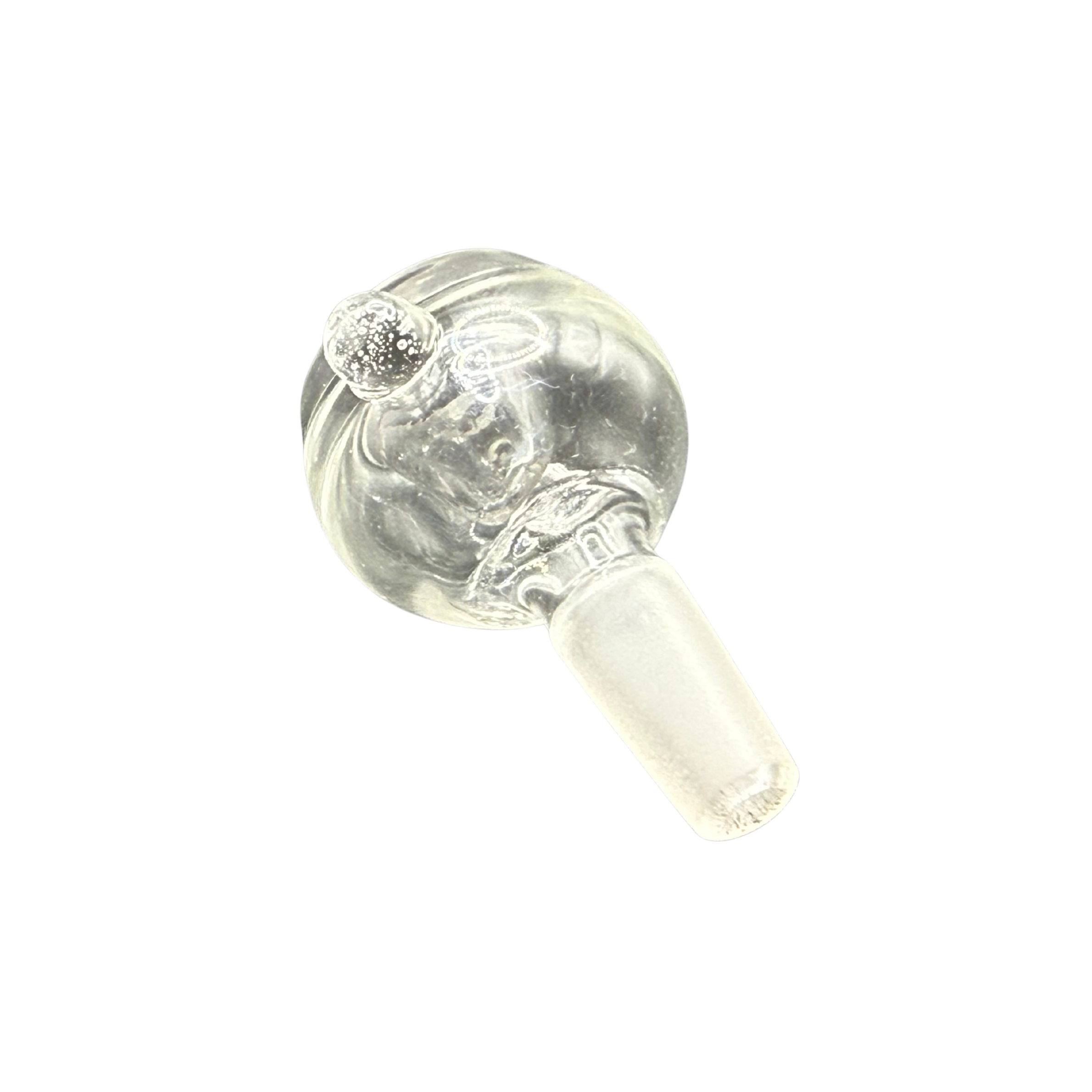 10mm Male Dual-Handle Glass Bowl – Clear