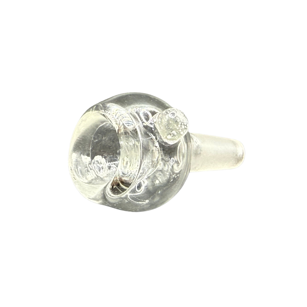 10mm Male Dual-Handle Glass Bowl – Clear
