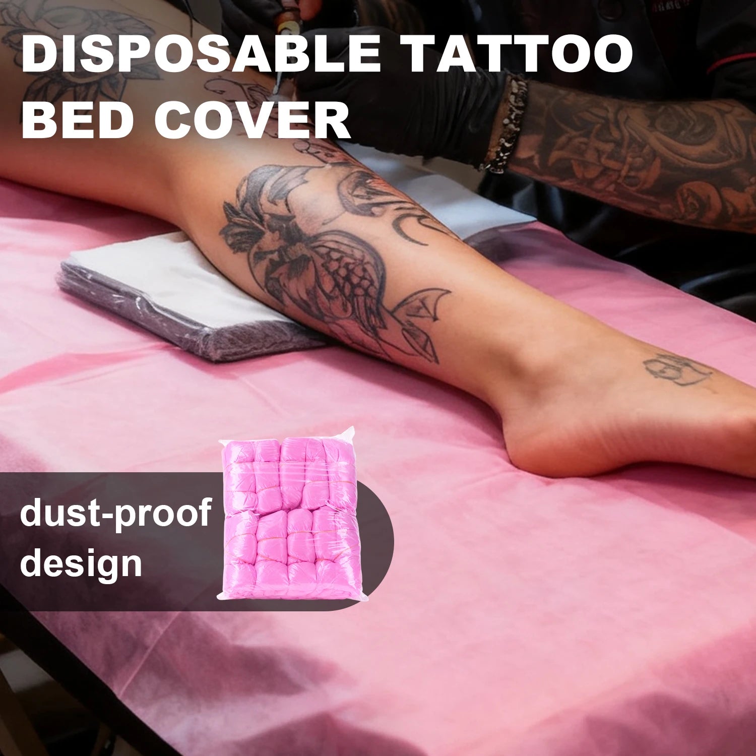 10 Pcs Two-color Tattoo Bed Chair