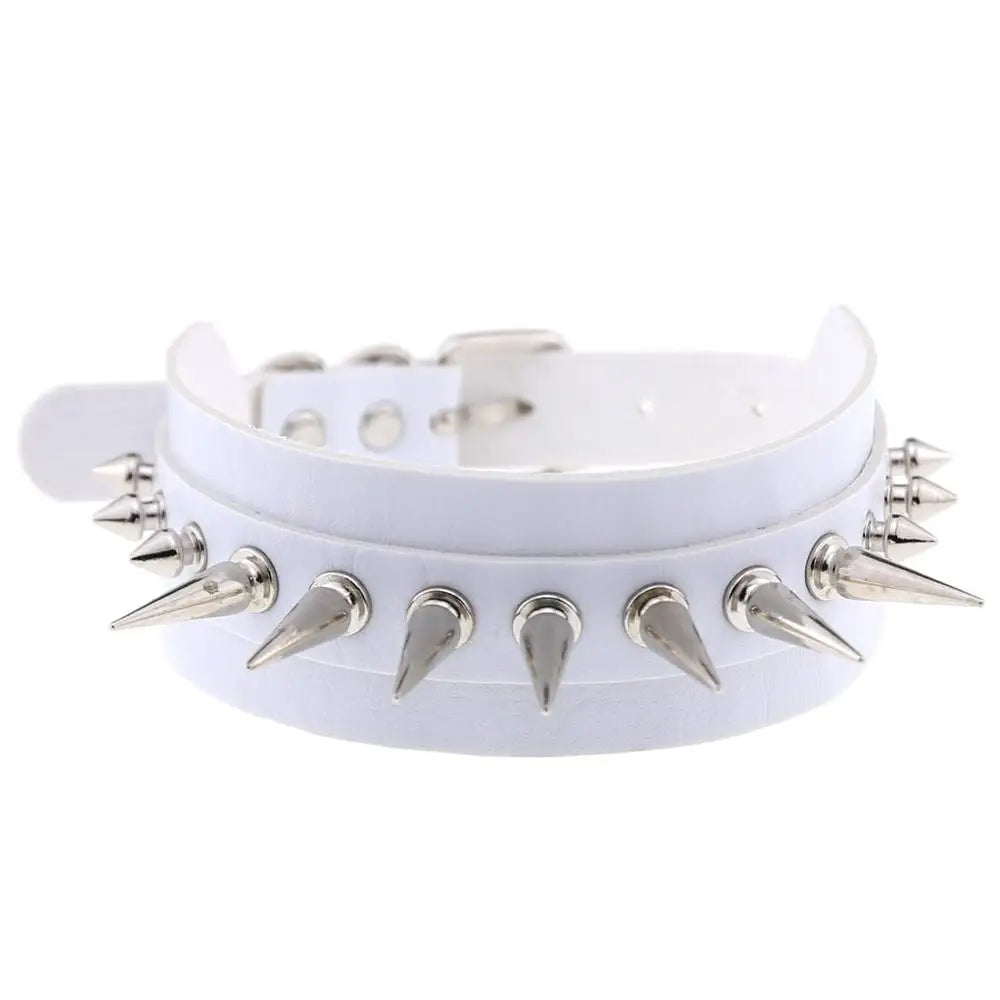 Punk Spiked Choker Collar