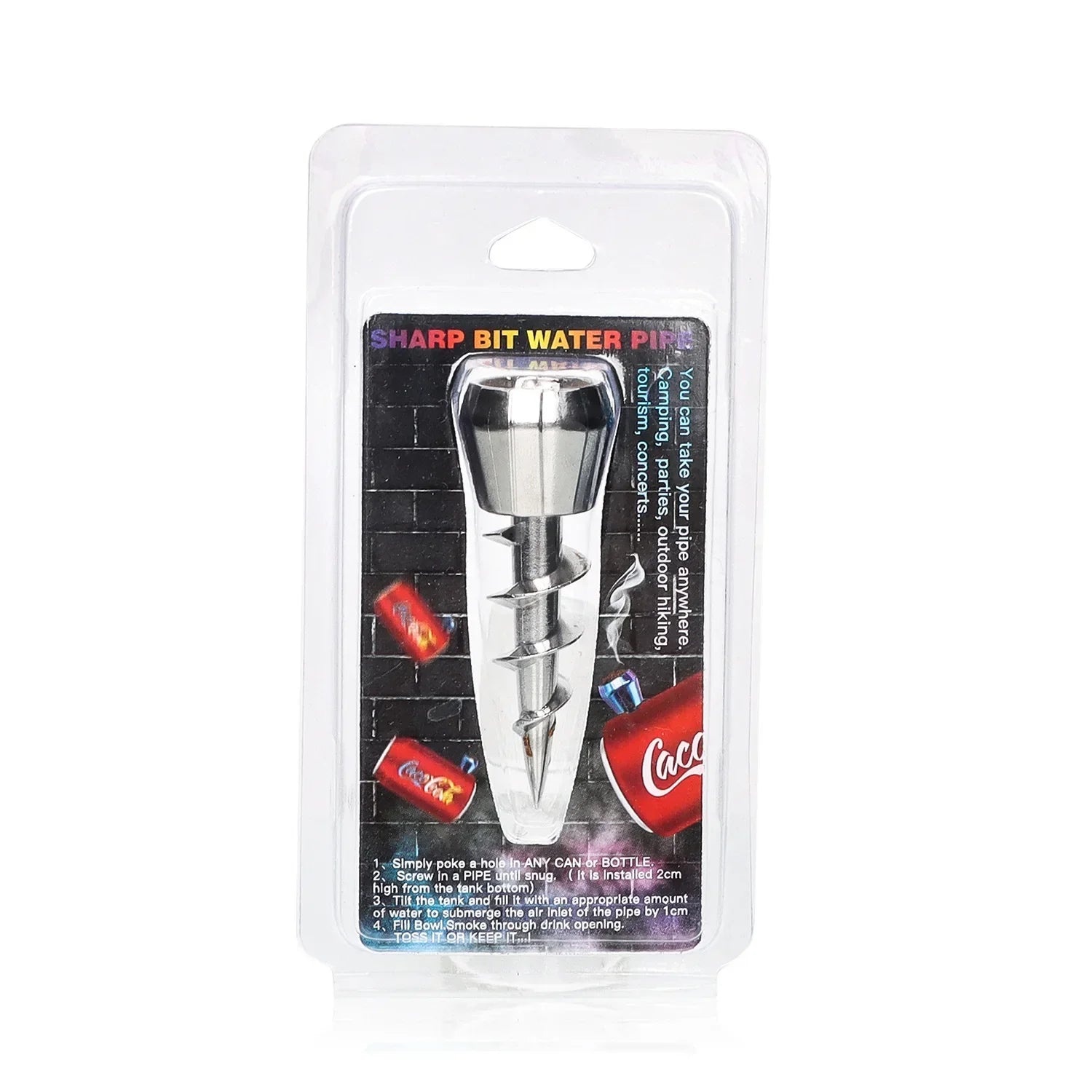 23mm Hookah Tobacco Bowl Screw-on Style Shisha Head for Beverage Bottle DIY Nargile Sheesha Narguile Chicha Water Pipe Accessory