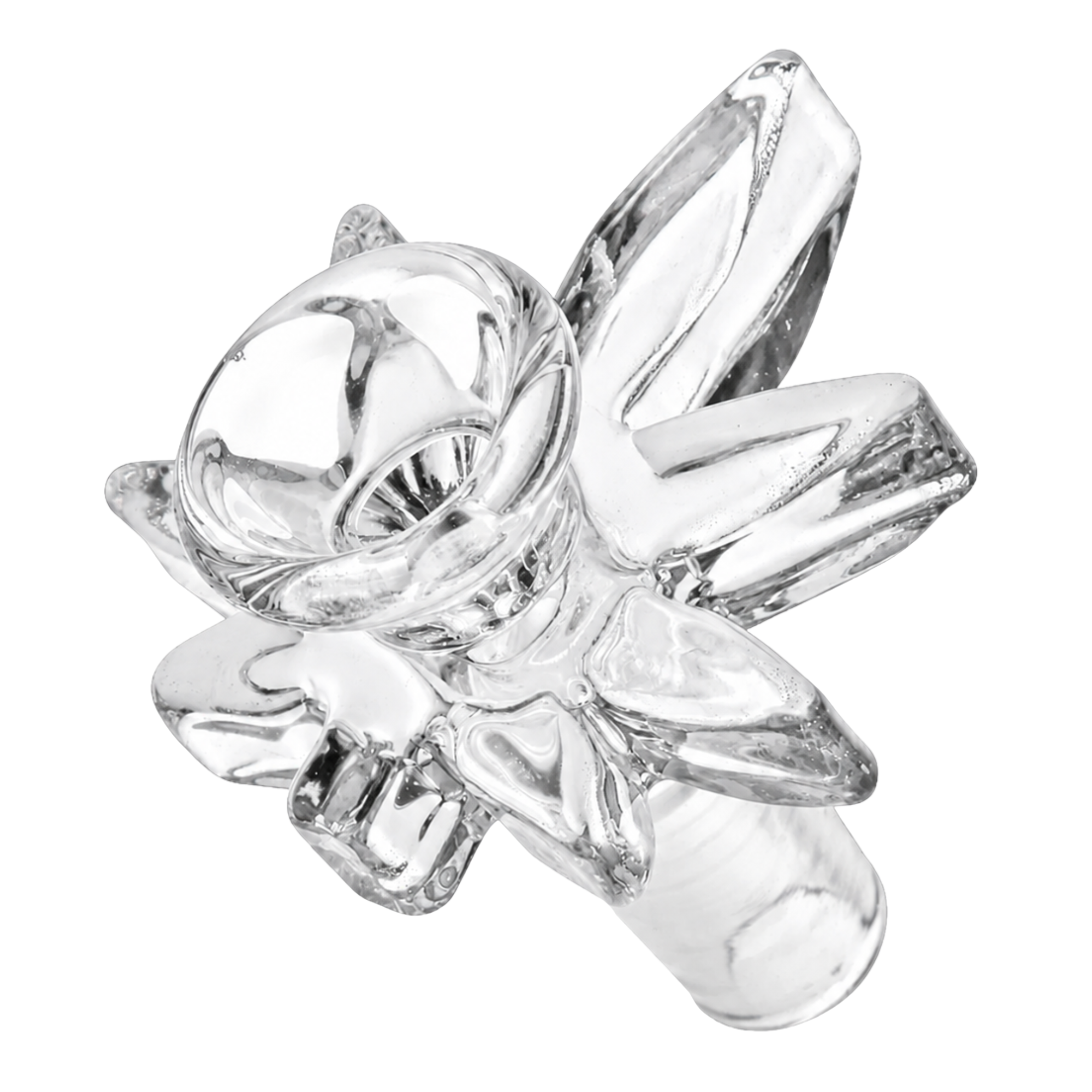 14.5 mm Male Glass-on-Glass Leaf Bowl Slide