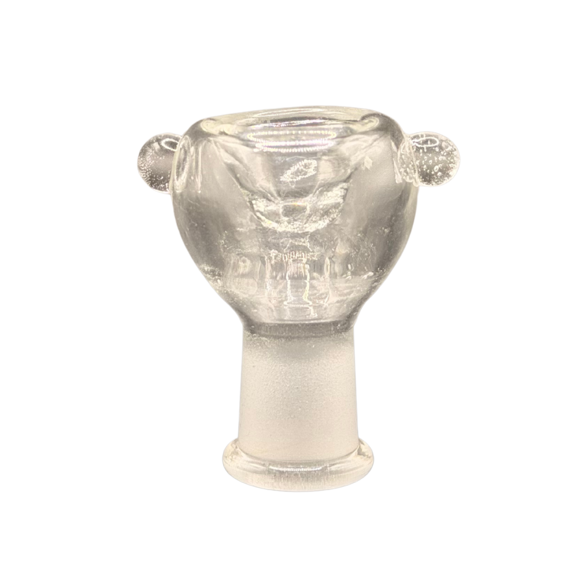 14mm Female Dual-Handle Funnel Glass Bowl – Assorted Colors