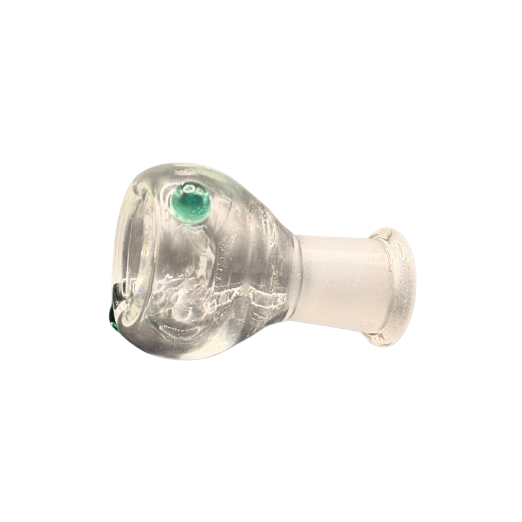 14mm Female Dual-Handle Funnel Glass Bowl – Assorted Colors