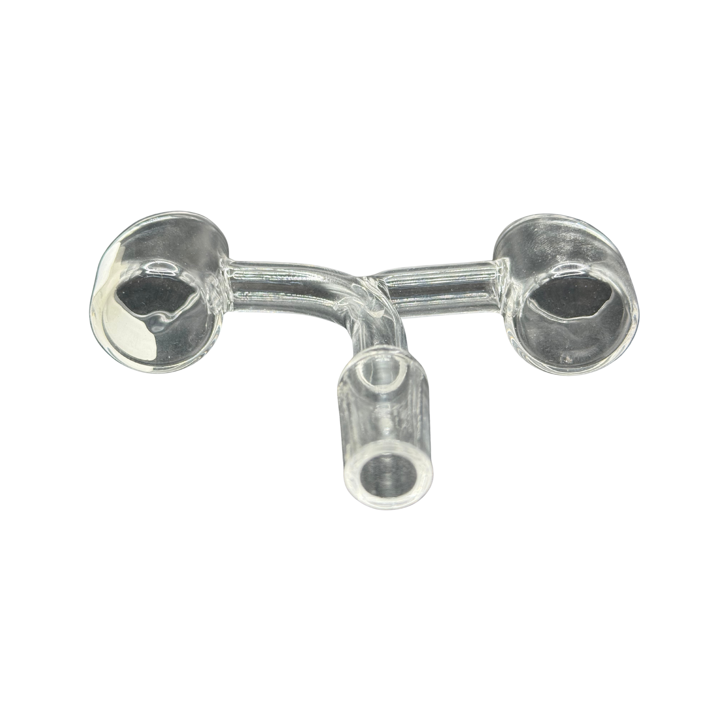 14mm Male 90° Dual Bucket Quartz Banger