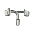 14mm Male 90° Dual Bucket Quartz Banger