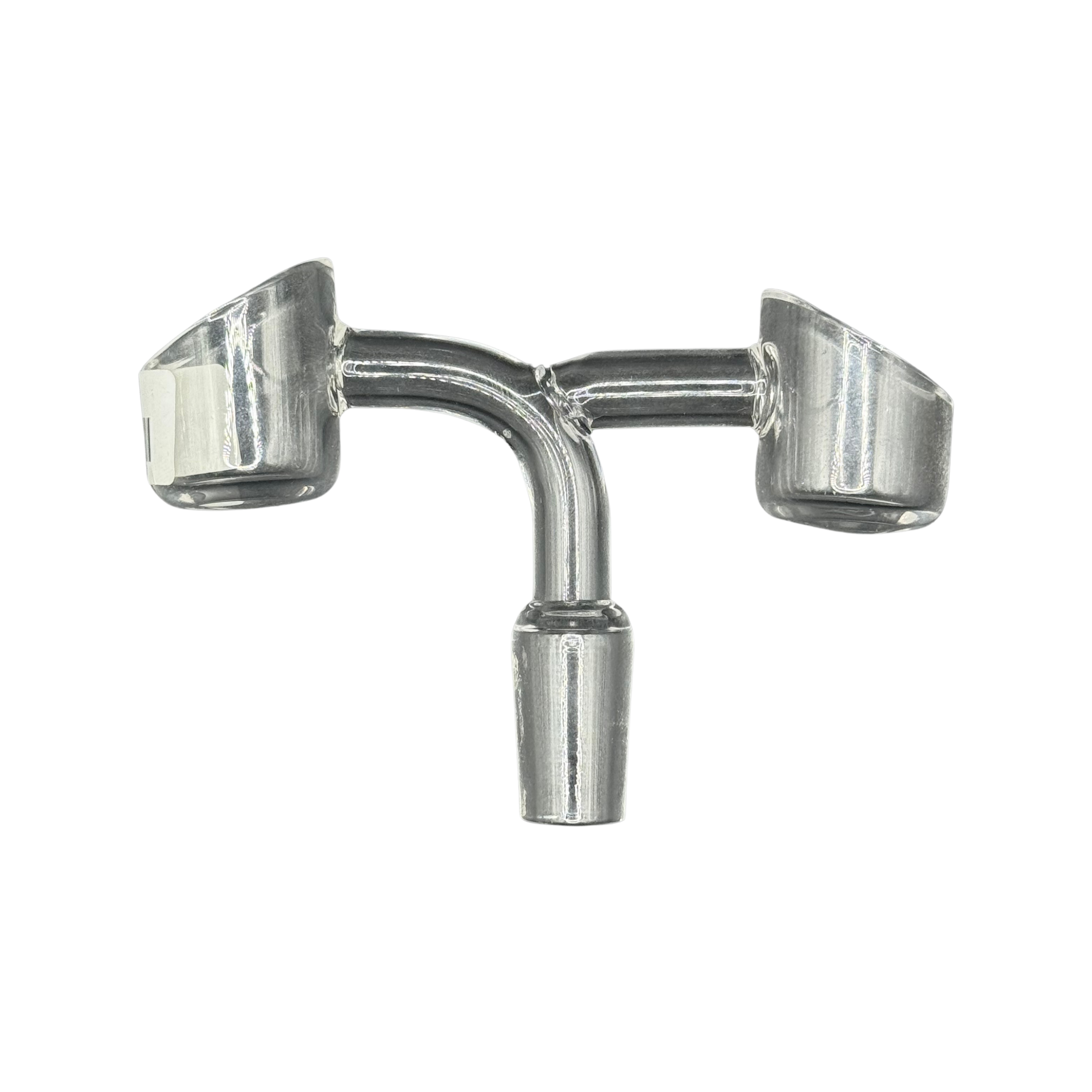 14mm Male 90° Dual Bucket Quartz Banger