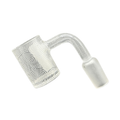 14mm Male 90° Geometric Etched Quartz Banger