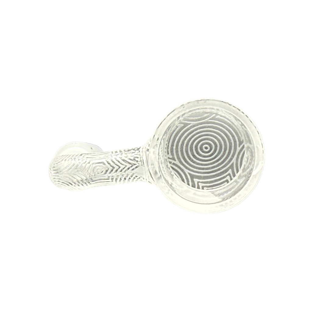 14mm Male 90° Geometric Etched Quartz Banger