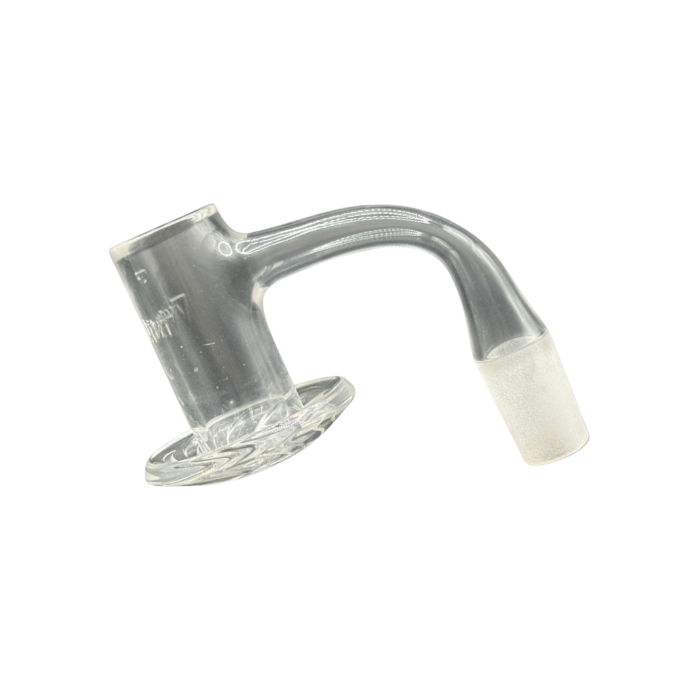 14mm Male 90° Quartz Terp Slurper Banger – 20mm OD Spiral Dish