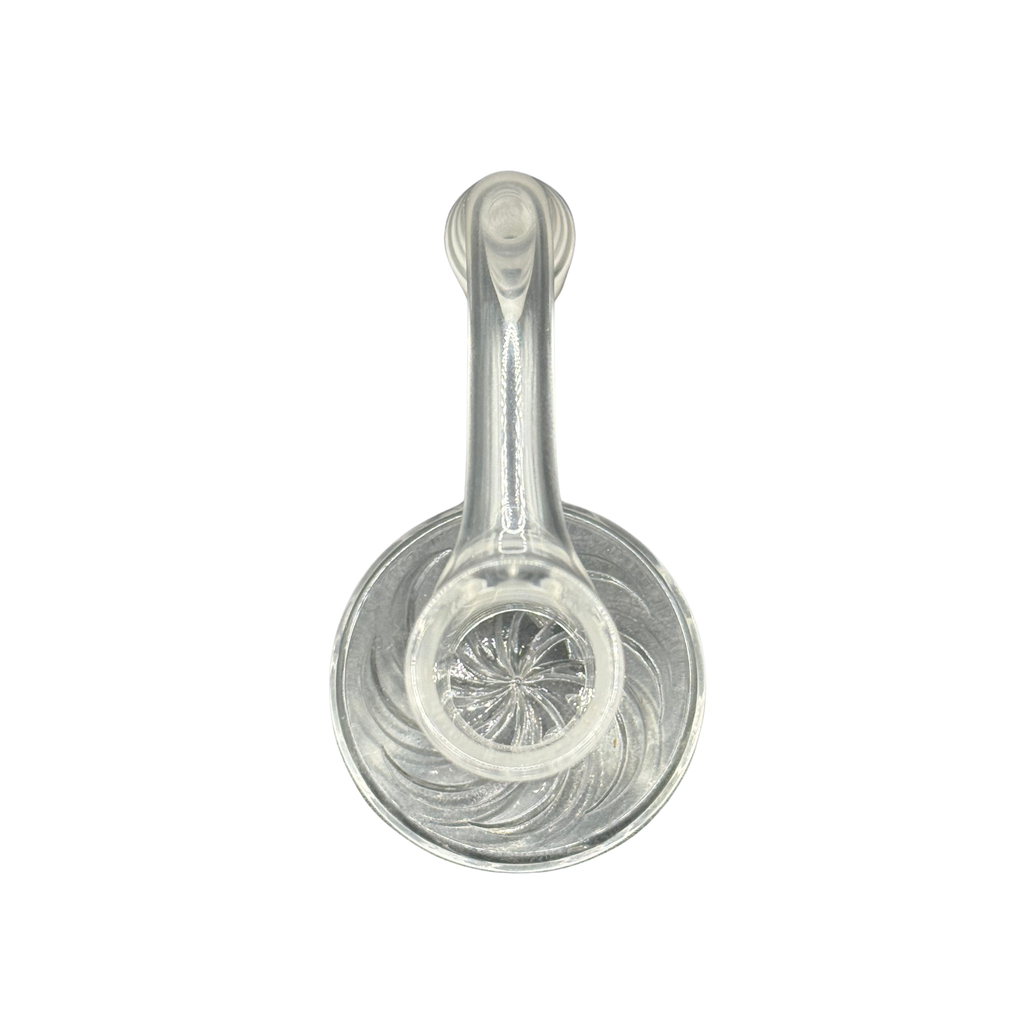14mm Male 90° Quartz Terp Slurper Banger – 20mm OD Spiral Dish