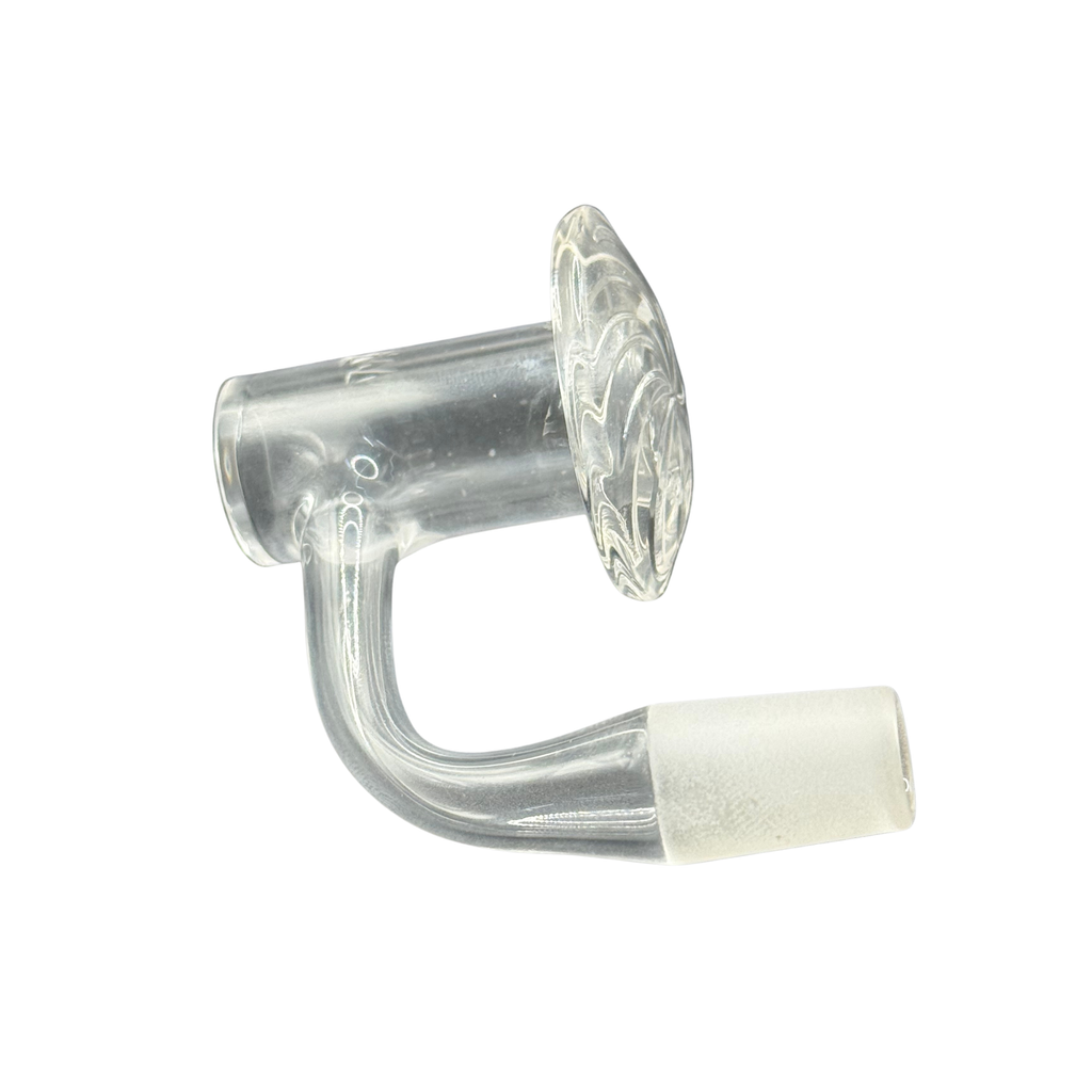 14mm Male 90° Quartz Terp Slurper Banger – 20mm OD Spiral Dish