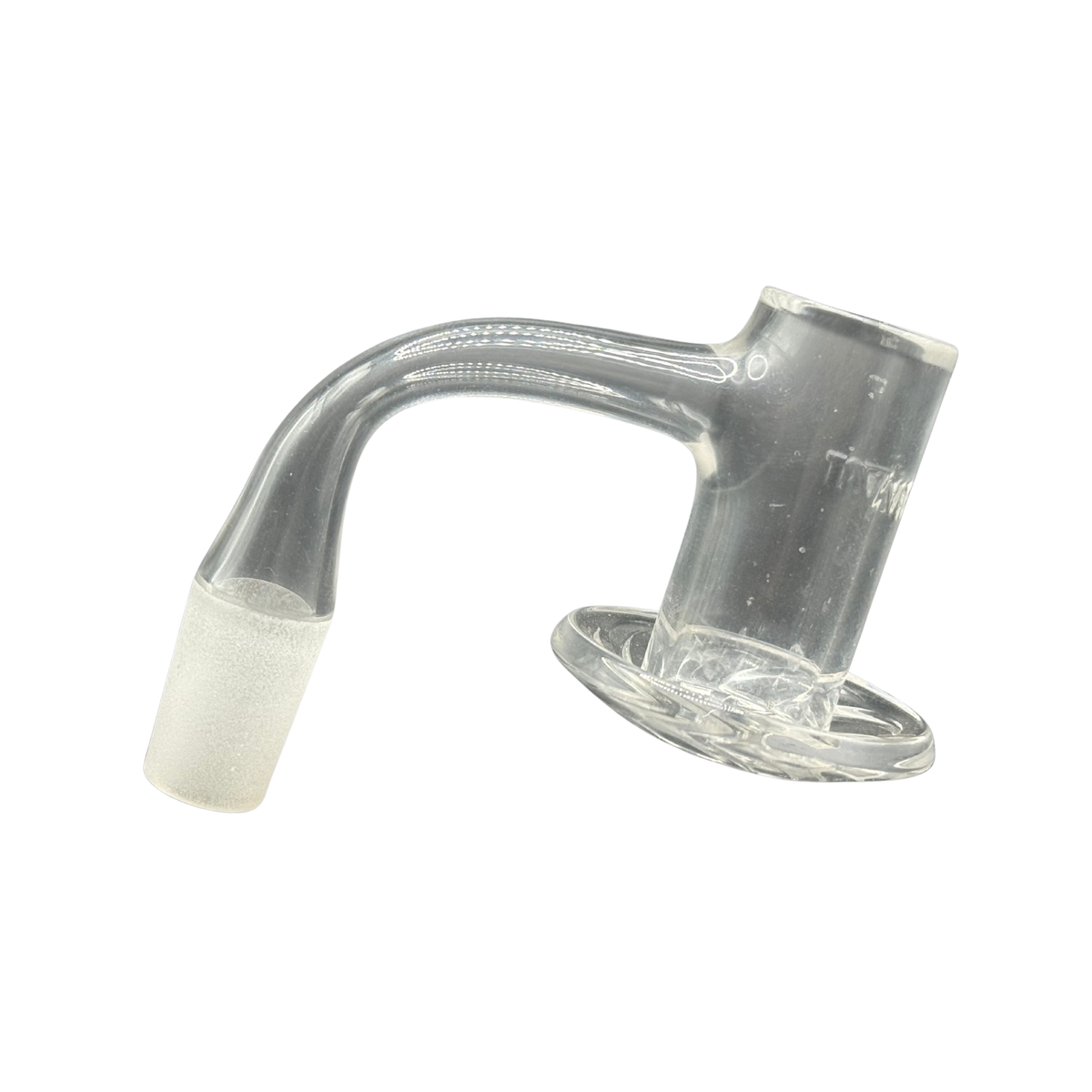 14mm Male 90° Quartz Terp Slurper Banger – 20mm OD Spiral Dish