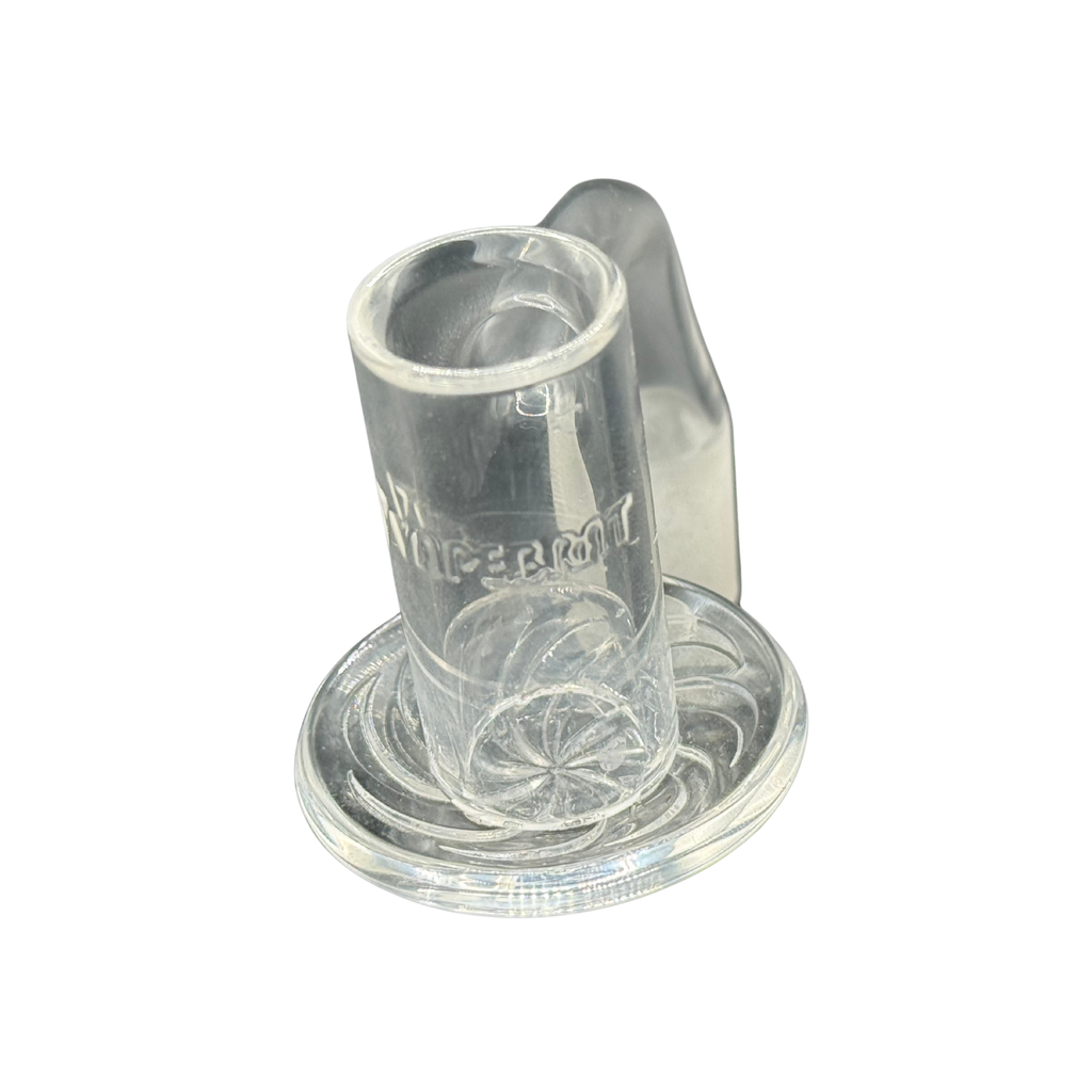 14mm Male 90° Quartz Terp Slurper Banger – 20mm OD Spiral Dish