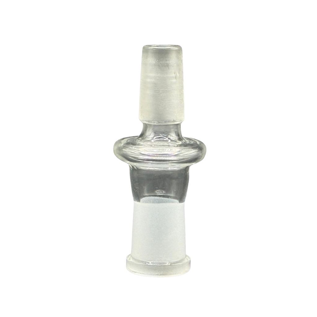 14mm Male to 14mm Female Straight Glass Adapter – Clear
