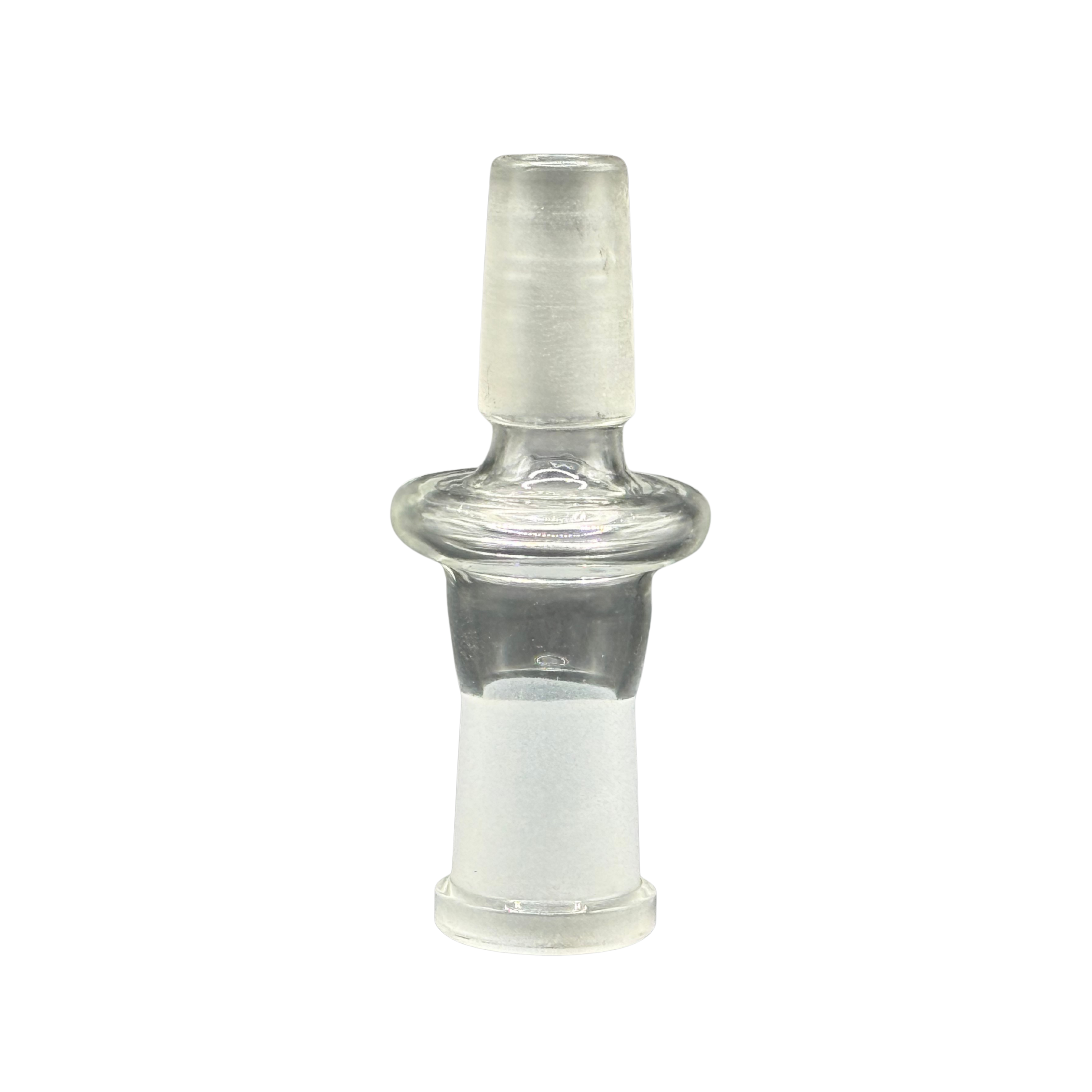 14mm Male to 14mm Female Straight Glass Adapter – Clear