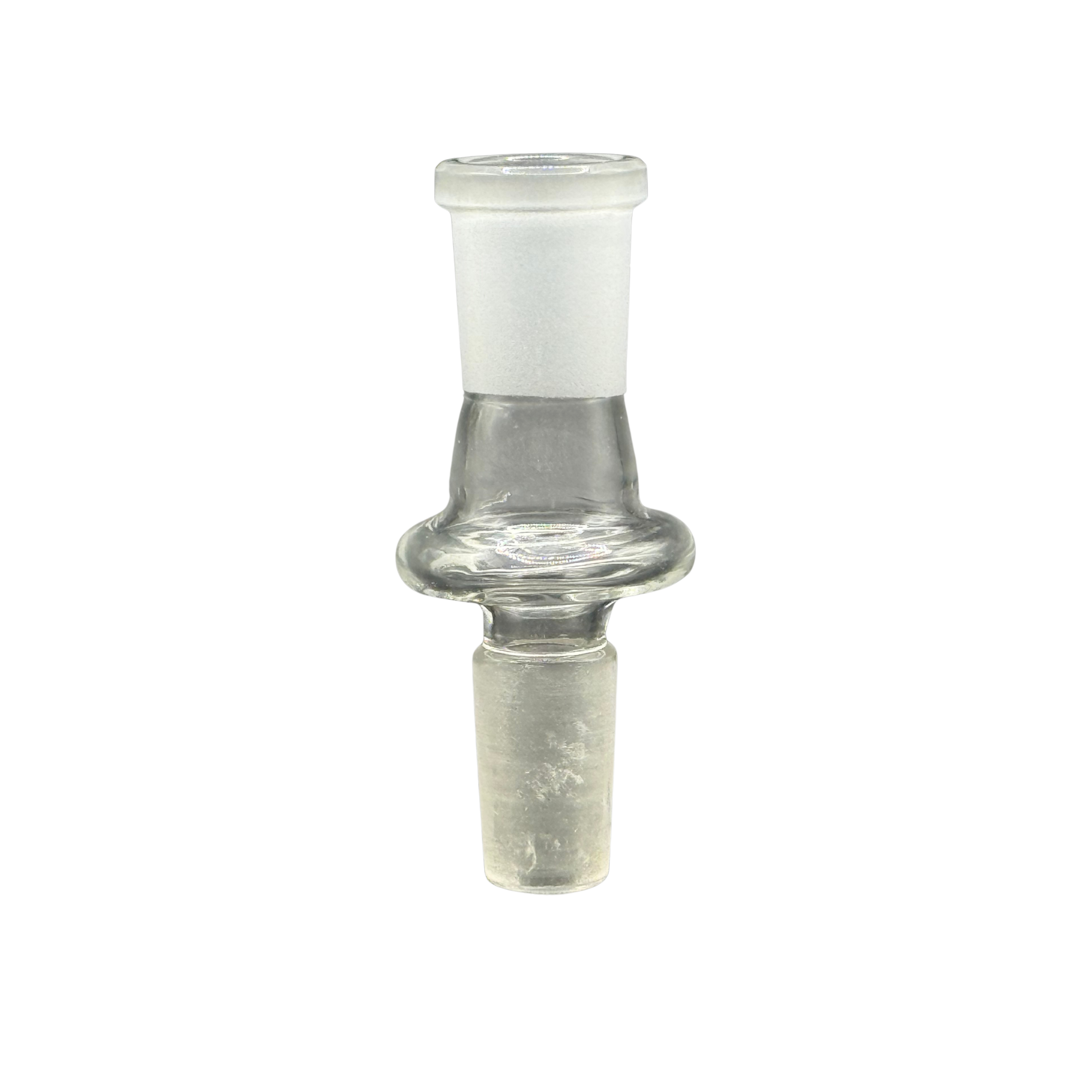 14mm Male to 14mm Female Straight Glass Adapter – Clear