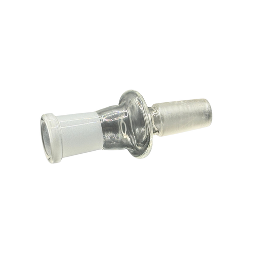 14mm Male to 14mm Female Straight Glass Adapter – Clear