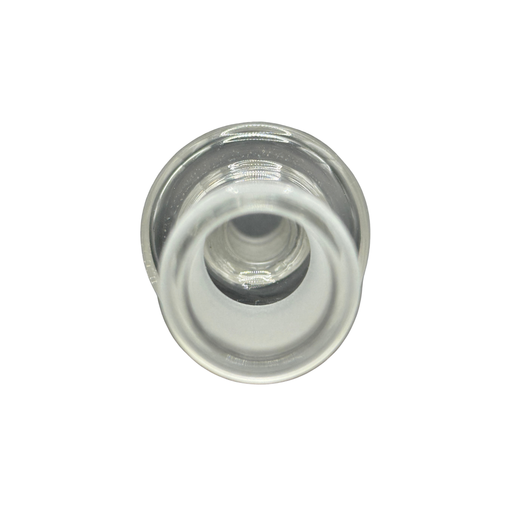 14mm Male to 14mm Female Straight Glass Adapter – Clear