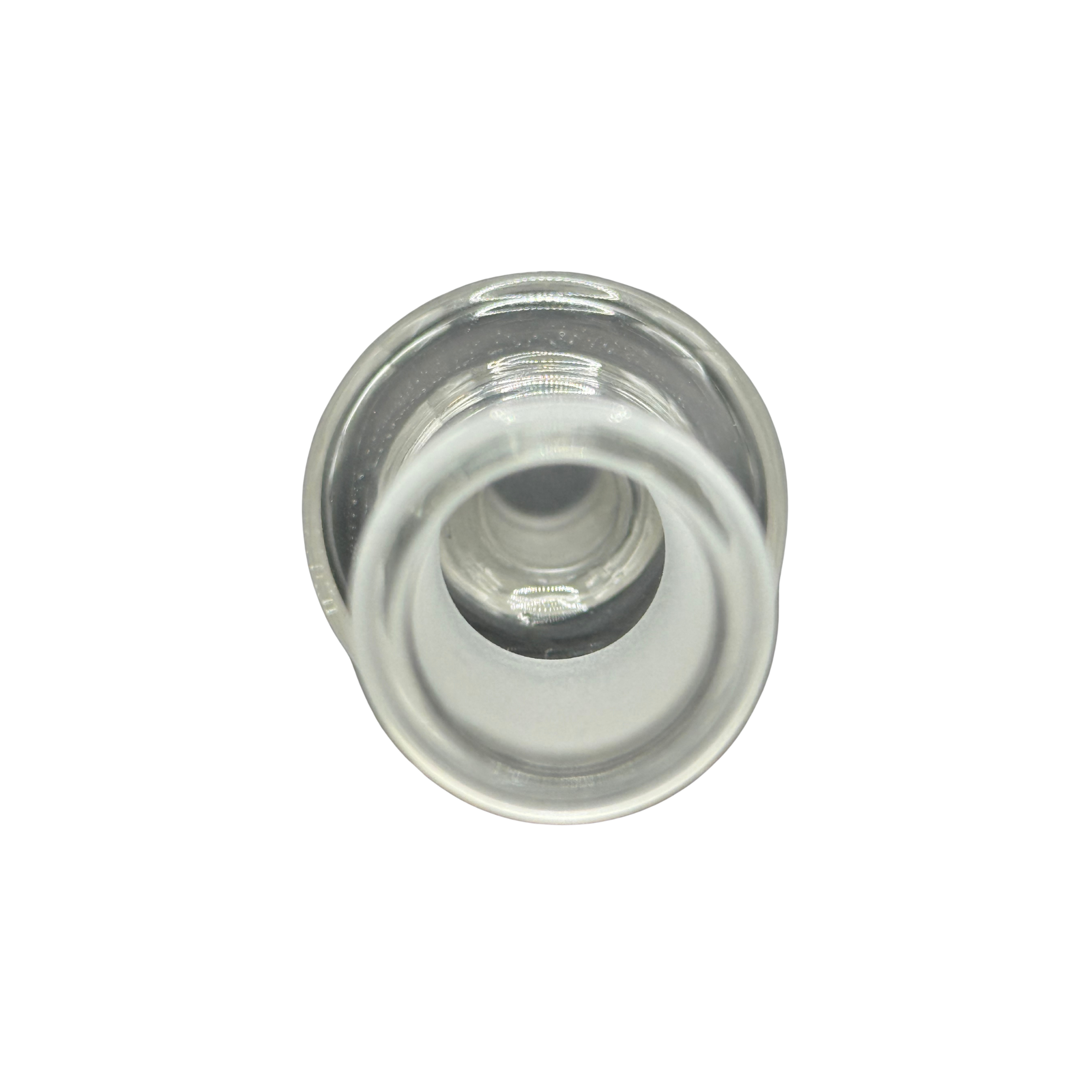 14mm Male to 14mm Female Straight Glass Adapter – Clear