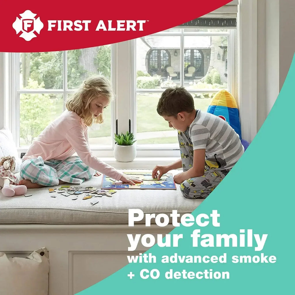 3 Hardwired Smoke and Carbon Monoxide (CO) Detector with Battery Backup