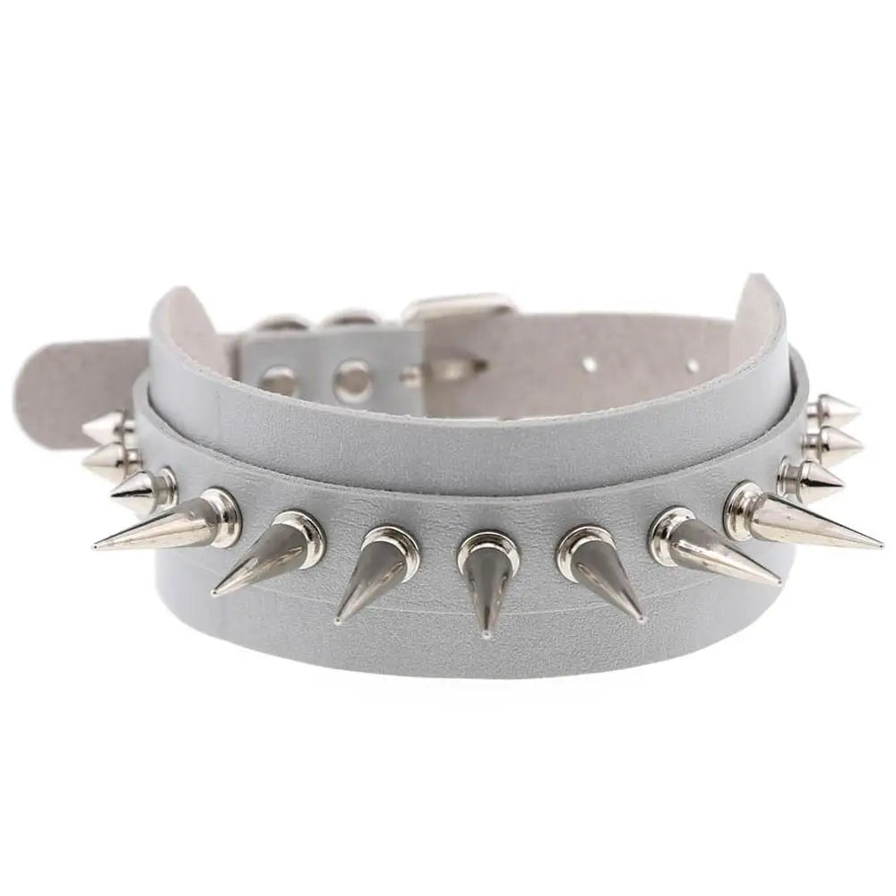 Punk Spiked Choker Collar