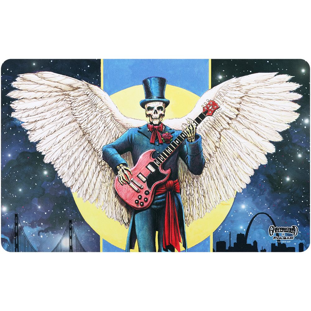 Grateful Dead x Pulsar DabPadz Fabric Top Dab Mat - Angel Of Music / 16"x10"