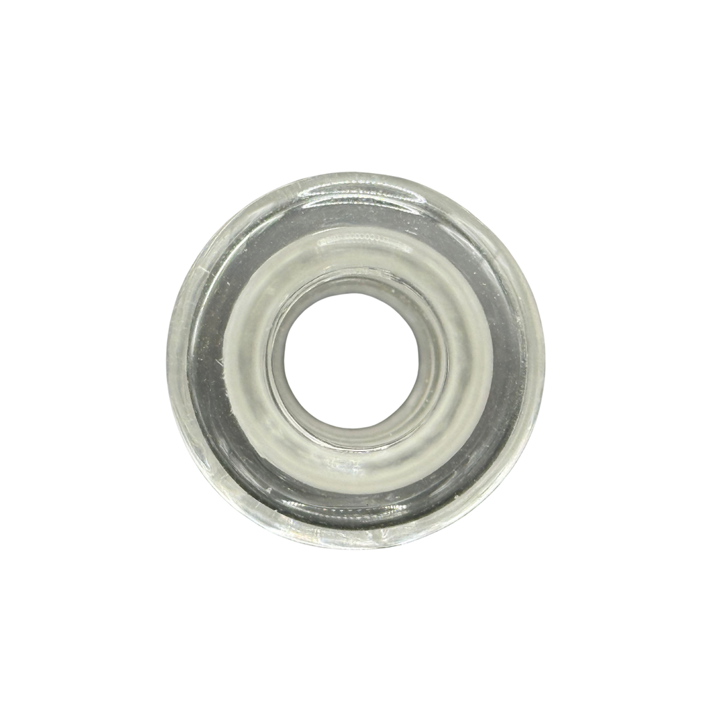 18mm Male-to-Male Glass Adapter – Clear