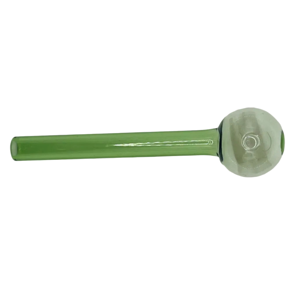 Straight Glass Oil Burner — Green | IDGAF