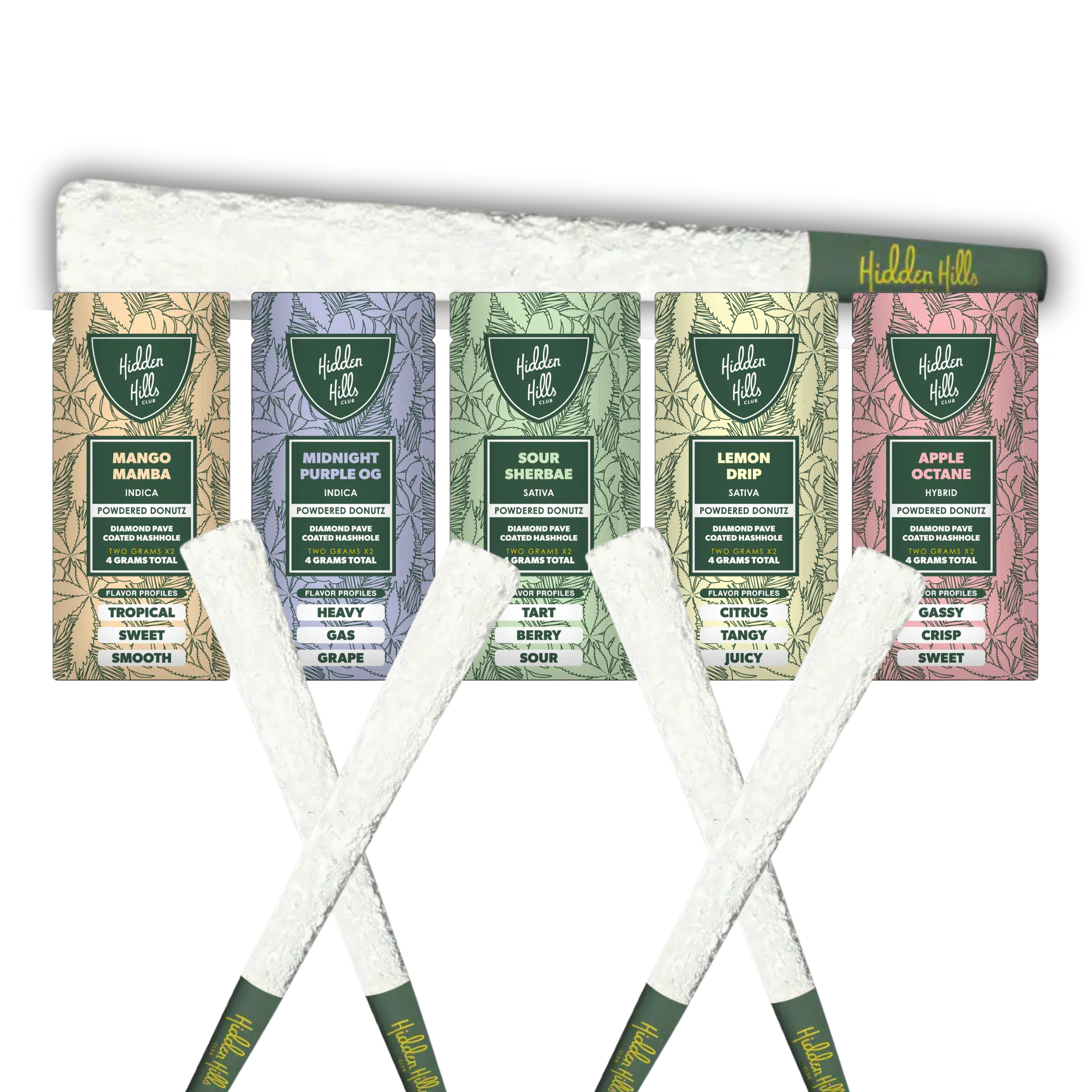 Hidden Hills 2G Powdered Donut Hash Hole Preroll (2ct)