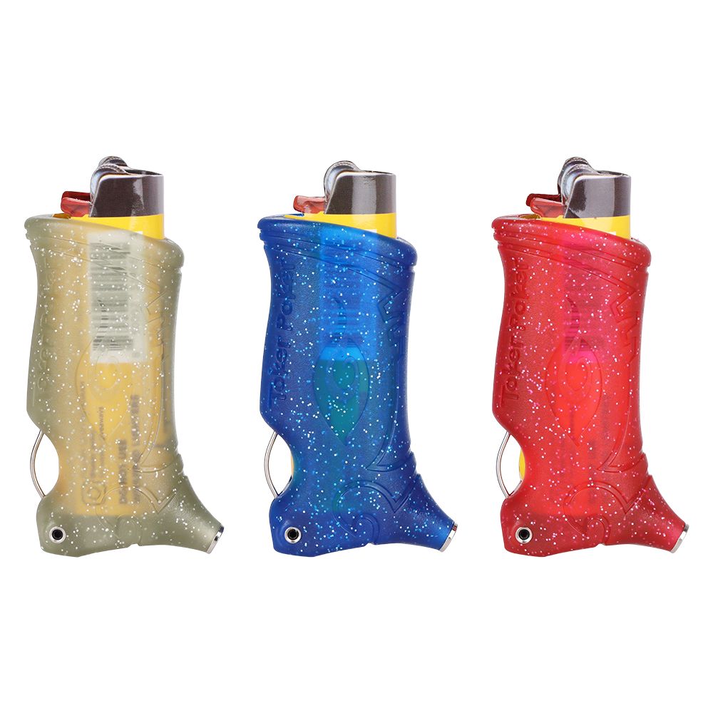 Toker Poker Lighter Sleeve - Sparkles / Assorted Colors 25ct