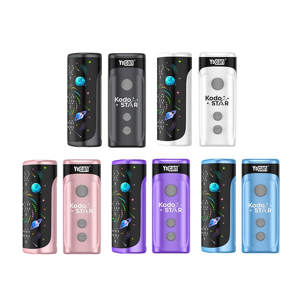15CT DISPLAY - Yocan Kodo Star 510 Box Mod - 400mAh / Assorted Colors