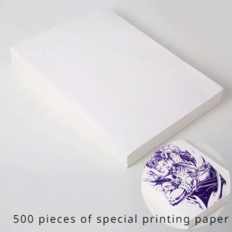 100/200/500pcs Tattoo Transfer Machine Special Copy Paper God Ink Transfer Paper A4 New Technology Inkjet Ink Tattoo Accessories