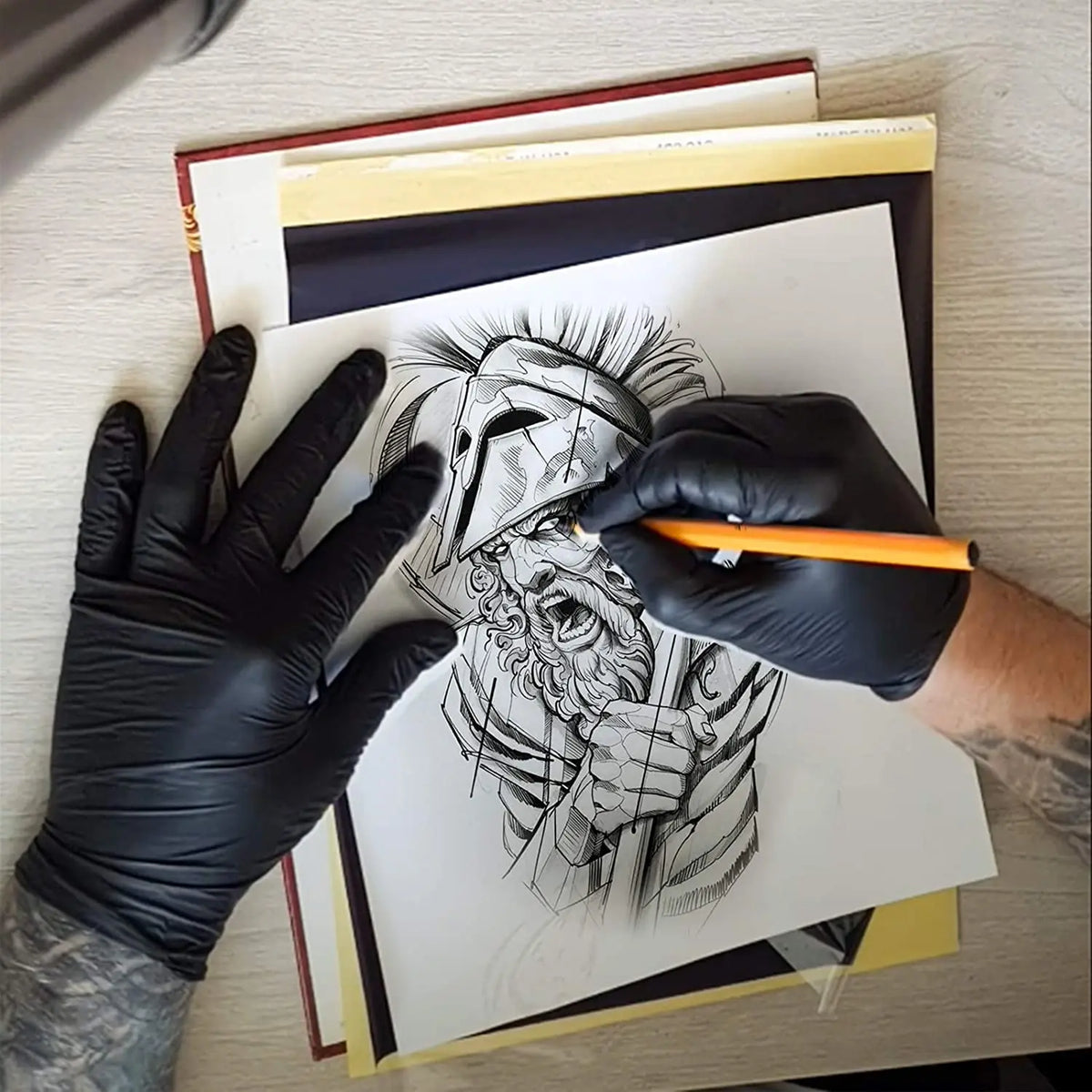 10/50/100Pcs Tattoo Transfer Pape LASTJUDG A4 Size Copy Paper Thermal