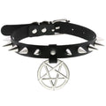Punk Chain Heart Choker Collar